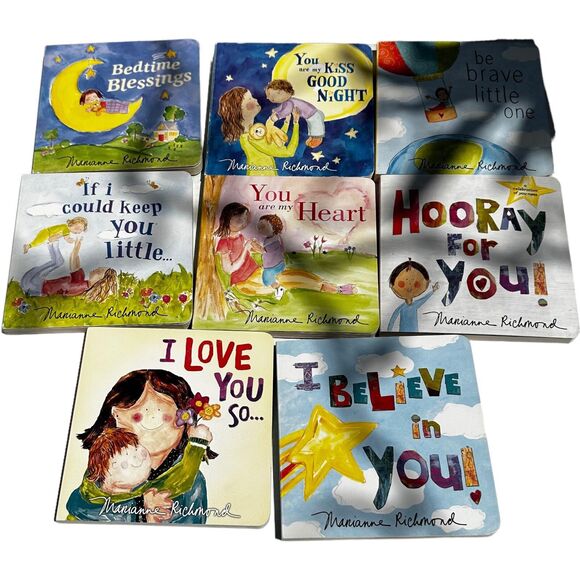 Lot Of 8 Board Books By Marianne Richmond Baby Toddler Kid Bedtime Stories - Picture 11 of 16